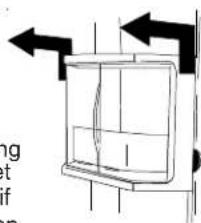AMANA XRSS 204 Proline - De Beverage Chiller™ verwijderen en installeren: - 1