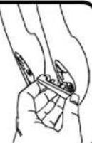 AMANA XRSS 204 Proline - Kädensijoen asentaminen ja irrottaminen - 7