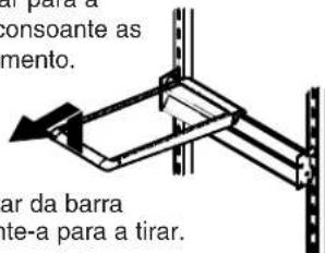 AMANA XRSS 204 Proline - Para retirar e instalar a armação com as两大 barras transversais: - 1