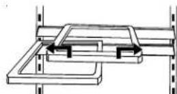 AMANA XRSS 204 Proline - Para retirar e instalar a armação com as两大 barras transversais: - 2