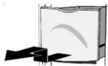 AMANA XRSS 204 Proline - Sádan fjernes og installereres isbeholderen: - 1