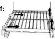 AMANA XRSS 204 Proline - To remove and install Stor-Mor shelf: - 1