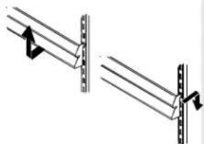 AMANA XRS S 264 BB BW - Kaksoispoikkipalkin irrotus ja asennus: - 2