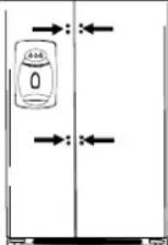 AMANA XRS S 264 BB BW - Puxadores a meio comprimento (aço não inoxidável) - 1