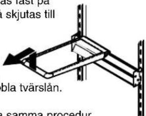 AMANA XRS S 264 BB BW - Montera och ta ut den dubbla tvärslån: - 1