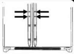 AMANA XRS S 264 BB BW - Gripehåndtak i hel lengde (ikke av rustfritt stål) - 1