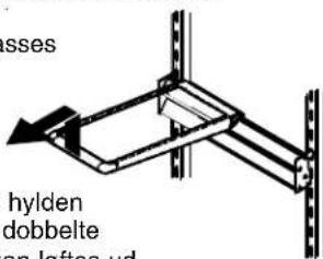 AMANA XRS S 264 BB BW - For at fjerne og installere hylden: - 1