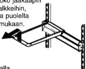AMANA XRS S 264 BB BW - Hyllyjen liu'uttaminen: - 1