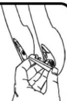 AMANA XRS S 264 BB BW - Tiradores de longitud media (acero oxidable) - 2