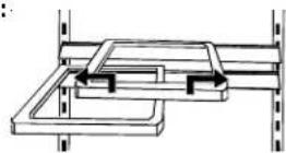 AMANA XRS S 264 BB BW - Side Glide™-hyller (noen modeller) - 2