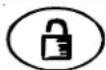 AMANA XRS S 264 BB BW - (Bloqueo del dispensador) - 1