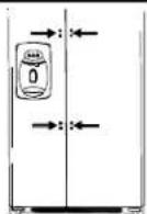 AMANA XRS S 264 BB BW - Poignées demi-porte (acier non-inox) - 1