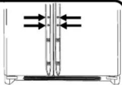 AMANA XRS S 264 BB BW - Tirador de longitud completa (acero oxidable) - 1