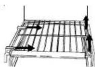 AMANA XRS S 264 BB BW - Para extraer e instalar la bandeja Stor-Mor®: - 1