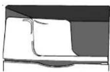 AMANA XRS S 264 BB BW - Bandeja de helados - 1