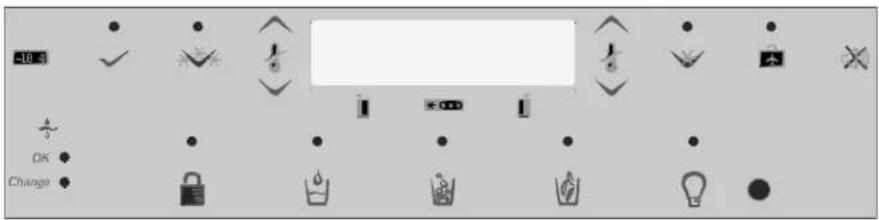 AMANA XRS S 264 BB BW - Características de los controles - 1