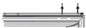 AMANA XRBR 904 - AVTAGNING AV FRYSFACKETS HANDTAG - 1
