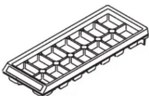 AMANA XRBR 904 - TABULEIRO PARA CUBOS DE GELO - 1