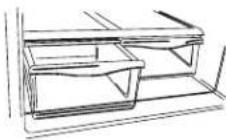 AMANA XRBR 904 - CASSETTI AD UMIDITA CONTROLLATA - 1