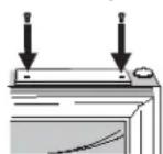 AMANA XRBR 904 - INSTALLASJON AV HANDTAK PÅ FRYSERDÖREN - 2