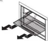 AMANA XRBR 904 - Opnieuw monteren van de legplank: - 1