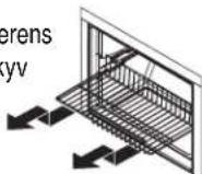 AMANA XRBR 904 - UTTREKKSBAR FRYSEHYLLE - 1