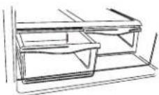 AMANA XRBR 904 - FUKTIGHETSKONTROLLER TE FRUKT-OG GRONNSAKSSKUFFER - 1