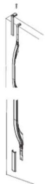 AMANA XRBR 904 - AVTAGNING AV KYLENS FRONTMONTERADE HANDTAG - 1