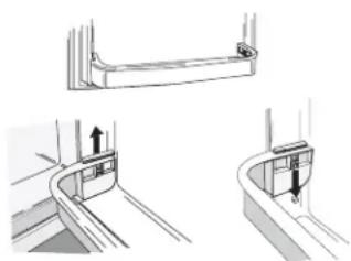 AMANA XRBR 904 - BARRA DI FISSAGGIO NELLA PORTA - 1