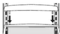 AMANA XRBR 904 - To remove shelf extension: - 1