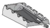 AMANA XRBR 904 - RETENTOR DE ARTIGOS DA PORTA - 1
