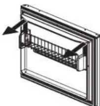 AMANA XRBR 904 - To remove shelf: - 1
