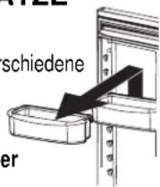 AMANA XRBR 904 - Zum Abnehmen der Schaleneinsätze: - 1