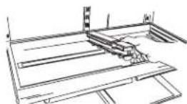 AMANA XRBR 904 - Koleskabsdaren kan ikke abnes tilstreakkeligt til, at skufferne kan fjernes: - 1