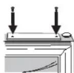 AMANA XRBR 904 - INSTALLATION DE LA POIGNEE DU COMPARTIMENT CONGÉLATEUR - 2