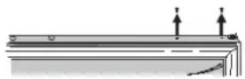AMANA XRBR 206 BW BB - RIMOZIONE DELLA MANIGLIA DEL CONGELATORE - 1
