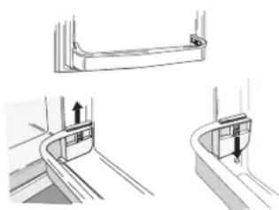 AMANA XRBR 206 BW BB - RETENTOR DE ARTIGOS DA PORTA - 1