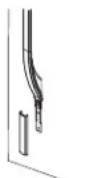 AMANA XRBR 206 BW BB - RIMOZIONE DELLA MANIGLIA FRONTALE DEL CIBO FRESCO - 2
