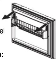 AMANA XRBR 206 BW BB - Per rimuovere il ripiano: - 1