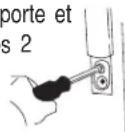 AMANA XRBR 206 BW BB - INSTALLATION DE LA POIGNÉE DU COMPARTIMENT RÉFRIGÉRATEUR MONTÉE À L'AVANT - 2