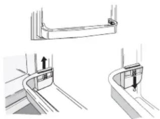 AMANA XRBR 206 BW BB - RETENEDOR DE BOTELLAS EN LA PUERTA - 1