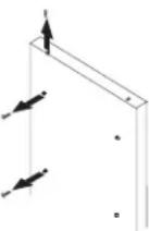 AMANA XRBR 206 BW BB - INSTALLING FRESH FOOD FRONT-MOUNT HANDLE - 1