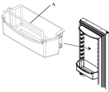 AMANA SXD522VW - Tall Package Retainer (some models) - 1