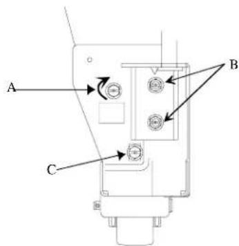 AMANA SRDE 522 VW - Stabilisierung des Kühlschranks und Ausrichten der Turen - 1