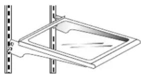 AMANA GS 2625 GEK - Pour enlever une clayette : - 1