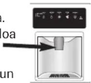 AMANA GS 2625 GEK - Jään annostelu: - 1