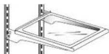 AMANA GS 2625 GEK - Herausnehmen des Regals: - 1