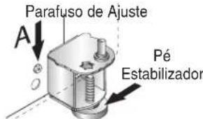 Parafuso de Ajuste A Pé Estabilizador