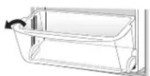 AMANA GS 2325 - Eğilerek Çıkarılan Kapı Bölmeleri (bazı modeller) - 1