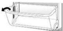 AMANA GS 2325 - Uitklapbare deurbakjes (sommige modellen) - 1